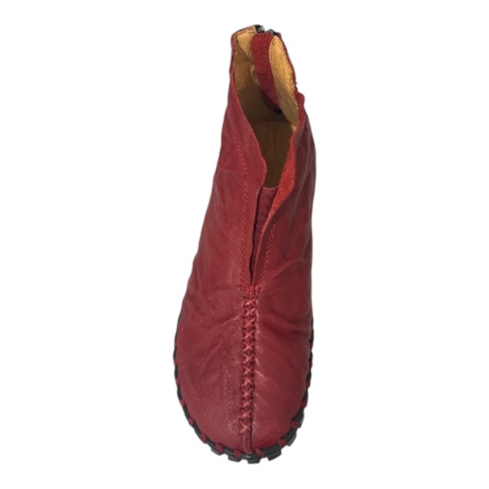 Bernie Mev TW79 Ankle Boots, Burgundy, Size 38, Memory Foam Comfort NWB - Picture 4 of 5